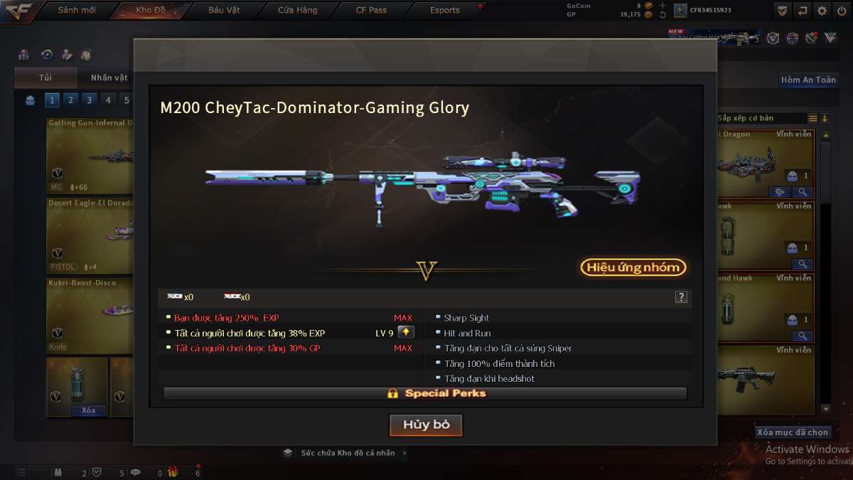 shop acc cf uy tin gia re